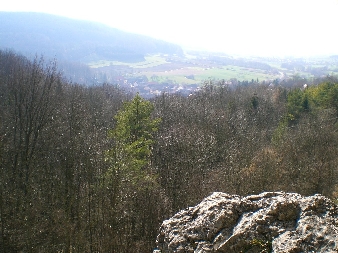 Tiefenellern aus Sicht der Felsenterrasse